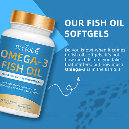 GMP Factory Omega-3 Fish Oil Collagen Softgel Natural Material Certificate Wholesale Capsules