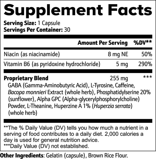 Advanced Cognitive Support Boost Focus, Memory Mental Clarity