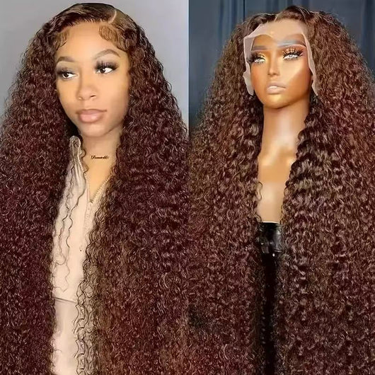 Long Curly Synthetic Wigs Lace Front